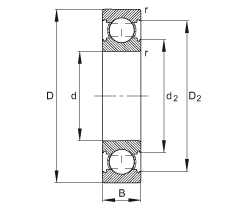 ������S�� 6002-C, �����ă�(n��i)���Y(ji��)��(g��u)��C ����������(j��) DIN 625-1 ��(bi��o)��(zh��n)����Ҫ�ߴ�