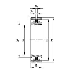 �A���L���S�� NN3096-AS-K-M-SP, ����(j��) DIN 5412-4 ��(bi��o)��(zh��n)����Ҫ�ߴ�, �Ƕ�λ�S��, �p�У����F�ף��F�� 1:12 ���ɷ��x, �����ּܣ��pС�ď����(n��i)����϶�����ƹ���