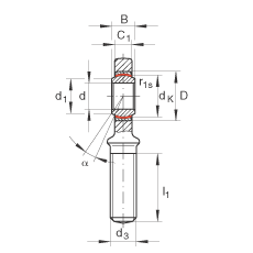 �U���S�� GAL80-UK-2RS, ����(j��) DIN ISO 12 240-4 ��(bi��o)��(zh��n)�����������ݼy����S�o(h��)���ɂ�(c��)���ܷ�