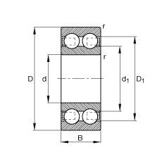 ������S�� 4311-B-TVH, ����(j��) DIN 625-3 ��(bi��o)��(zh��n)����Ҫ�ߴ磬�p��
