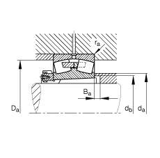 �{�ĝL���S�� 230/630-B-K-MB + H30/630, ���� DIN 635-2 �˜ʵ���Ҫ�ߴ�, ���F�׺;o����