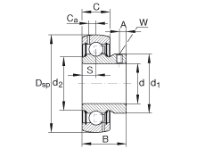 ���������S�� GAY008-NPP-B-AS2/V, ������Ȧ�� ƽ�^��ᔶ�λ���ɂ� P ���ܷ������� ABMA 15 - 1991��Ӣ��